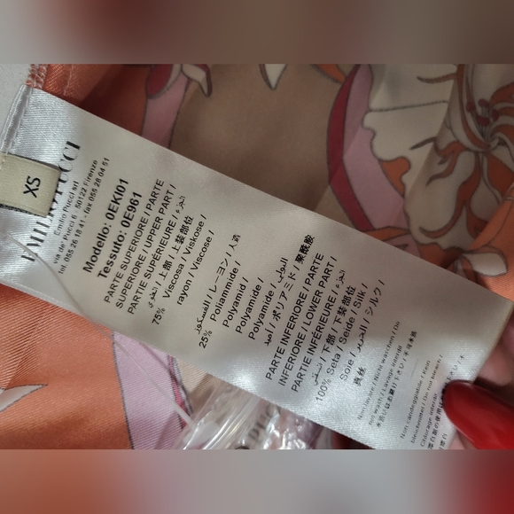 NWT RARE EMILIO PUCCI VISCOSA SILK DRESS SIZE XS - Picture 7 of 9